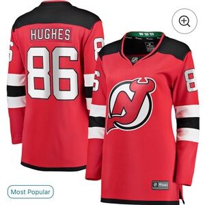 Red Hockey Jersey with Number 86